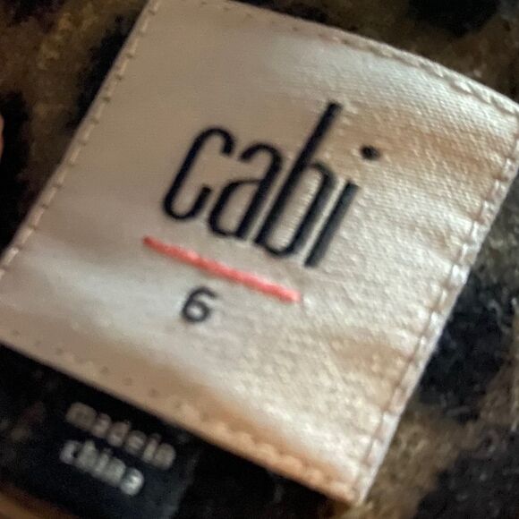 CABI WOMEN’s LEOPARD PRINT STRETCH PENCIL SKIRT Size S-M - Picture 7 of 8